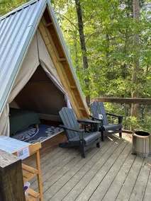 G-1 Glamp in Bohamia - 268 acre forest retreat - Image 5