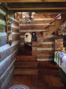 A authenic early American cabin located on a 85 acre farm in NC Foothills. - Image 2