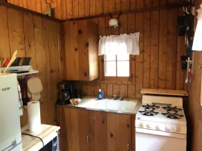 Hyggelig \"Beach\" Cabin i skoven med Pentwater Lake frontage og adgang - Image 5