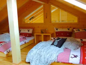 'Hüttenzauber' lige ved skiløjpen med en privat sauna og afslapningsområde. - Image 5