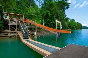 Bright Lake Cabin w/ Hot Tub, Rockers & Water Slide on Douglas Lake - Image 2