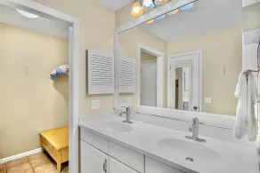 Beachfront Condo, Private Patio with Steps to the Sand and Pool - Gulf Place 7B - Image 5