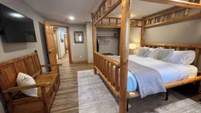 Log Bear Den at Dancing Pines Retreat • A Luxury Log Home & Pet Friendly. - Image 2