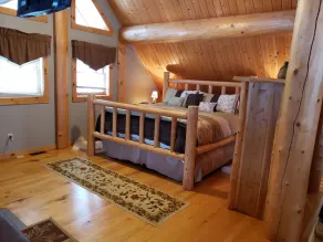 Lake Front Log Cabin tæt på Mt. Sne - Image 5