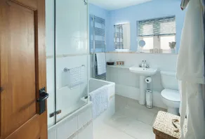 Two bedroomed property situation in a beautiful secluded location with patio area overlooking fields - Image 2