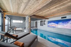 High-end chalet of 400 m² with indoor swimming pool, exceptional view. - Image 3