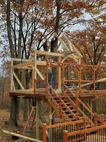 Handcrafted NH Treehouse · 2hr Boston · Fire Pit, Lake, Stargazing - Image 5