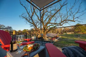 Low N' Slow -2 mins to Lake Conroe! Rooftop deck, Heated Pool, Fire Pit - Image 5