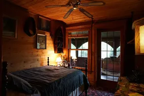 Wisconsin waterfront rental pet friendly w/ hot tub and lakefront cabin rental - Image 3