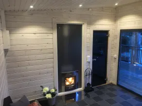 Maison de vacances Suède au bord du lac Bolmen avec sauna, cheminée et bateau - Image 4