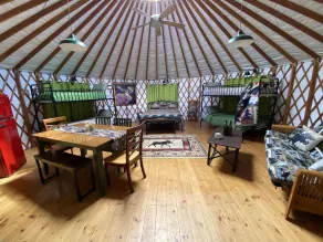 Andelyn Farm Moose Lodge Yurt. A Unique Glamping Experience in Up-State New York - Image 4