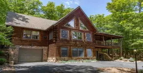 Moutain Top Log home mit Blick auf die Piste - Image 3