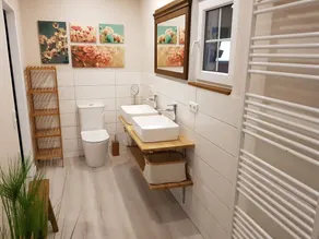 Large, bright vacation apartment in the Lüneburg Heath with pool house and 2 balconies - Image 4