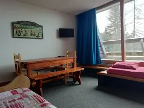 À 50m des pistes de ski, 3ème étage, balcon, télévision, 33m², Les Arcs - Image 3