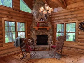 Relaxing Country Log House on 65 wooded acres - Image 2