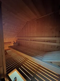 All-wood chalet, biological timber preservative, with Finnish sauna - Image 2