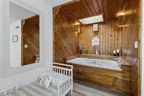 Experience the views from the hot tub or stargaze on the deck. Play games, relax around the fire pit, and make memories to last a lifetime! - Image 3