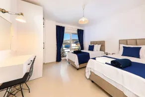Hulya Evi is a modern 2 bed duplex maisonette type villa with stunning sea views - Image 4