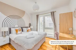 Elegant Apartment @ Campbell Park • City Centre • Balcony • Free Parking • Sky TV • Yoko Property - Image 5