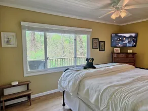 Acorn Cabin: Mountain Cottage with Private Deck | Peek at Lake Sequoyah - Image 5