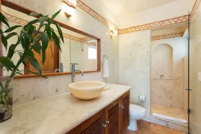 Steps from Beach,  Large private balcony overlooking pool & tropical garden - Image 5