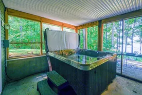 Lakefront home with deck, hot tub, game room, kayaks, & fireplace - Image 2