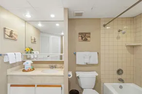 Large 1BR condo, partial ocean view, pool, beach access - Kaanapali Shores 414 - Image 5
