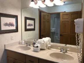 C15 - Lake view two bedroom, two bath Harbor North luxury cottage with private hot tub overlooking Lake Ouachita - Image 3