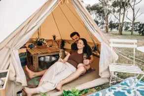 Coastal Glamp at Bellarine Estate winery - Image 5