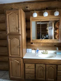 Benutzerdefinierte Log Lake House am Wynne Lake mit Pontonboot - Image 5