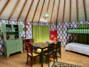 Andelyn Farm Moose Lodge Yurt. A Unique Glamping Experience in Up-State New York - Image 2