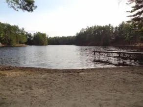 Lakeside Log Cabin W/Sandy Beach and Docks! Sleeps 6-8 - Image 4