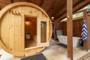 Romantic Treehouse w/ Sauna, Hot Tub, & Fire Pits! - Image 3
