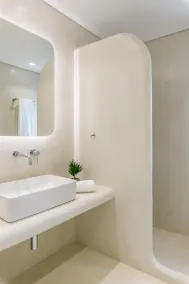 Cycladic Island Villa over Kalafatis Beach / Scenic views of Aegean Sea - Image 3