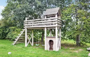 Casa que admite mascotas en Allingåbro con sauna. - Image 3