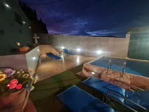 Store kanariske typiske hus med udendørs pool og wifi - Image 5