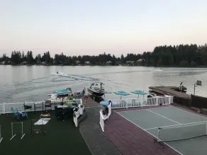 Lev drömmen på Long Lake! Båtliv, fiske, simningsparadis med idrottsplan! - Image 4