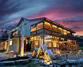 “Twin Timbers” 11 bdrm,sleeps 38! hotubs, docks, 3 firepits, sxs, optional boats - Image 3