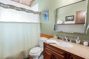 Forest Edge Retreat - Cozy, log cabin with a wood burning fireplace! Pool Table, Foosball and Darts! - Image 3