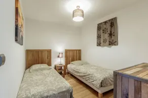 50m from ski slopes, floor -1, view valley, swimming pool, balcony, tv, ski locker, 46m², Les Arcs - Image 5