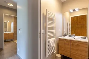 50m from ski slopes, 5th floor, view resort, balcony, tv, ski locker, 55m², La Plagne - Image 3