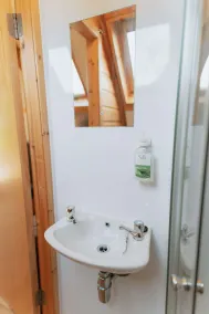 Cosy Glamping Cabin With Wood Fired Hot Tub - Image 4