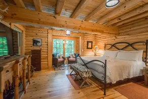 Stylish 3BR Log Cabin w Fire Pit Near Trails - Image 5