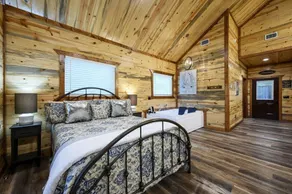 Moonlit Oaks Retreat | Romantic Broken Bow Cabin with Hot Tub, Fire Pit & Fireplace - Image 5