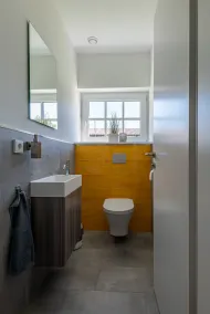 Modern, cozy vacation apartment, 77 m², sauna, garden w. View over the meadows - Image 4