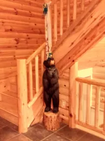Lake front Custom Log home .Kayaks Loons Bald eagles fox & turkeys included. - Image 2