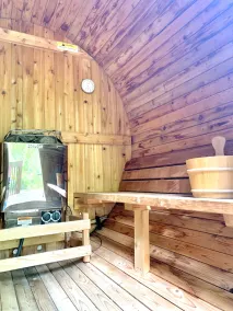 A-Frame with outdoor barrel sauna near Cave Run Lake! - Image 3