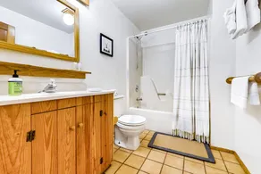 Lakeside log home with a private deck, WiFi, firepit, central AC, & washer/dryer - Image 3