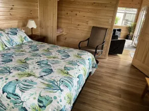 Wabasis Lake, cosy, 2 br, with beautiful lake view-Knotty Pine Haven Cottage C1 - Image 5