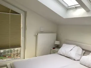2 balconies directly by the sea, living room, fireplace, 1 bedroom, kitchen, modern bathroom with shower/WC, washing machine. - Image 4
